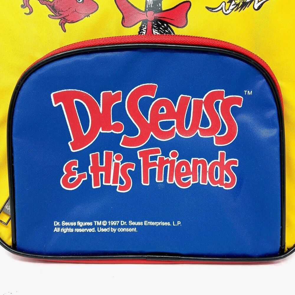 Vintage 1997 Dr. Seuss and Friends Kids Mini Backpack Pre-School Kindergarten - Picture 2 of 8